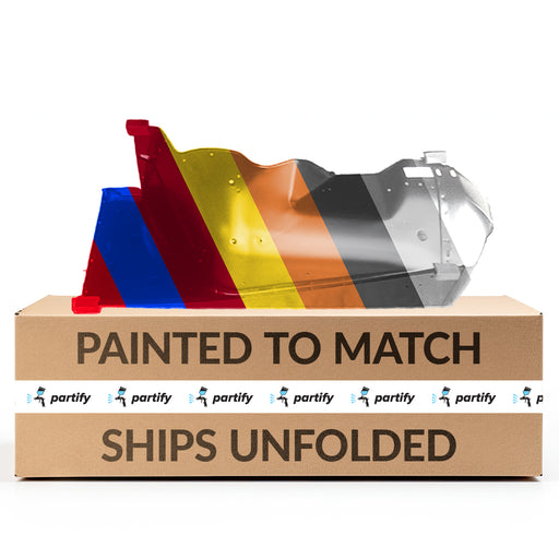 1987-1995 Jeep Wrangler Base/Rio Grande/S/Sahara/SE Front Passenger Side Fender - CH1241124-Partify-Painted-Replacement-Body-Parts