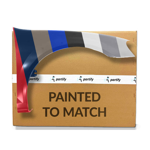 2002-2004 Chrysler Sebring/Dodge Stratus Front CAPA Certified Passenger Side Fender European Market W/Side Repeater Lamp Hole 4 Door Sedan - CH1241234-Partify-Painted-Replacement-Body-Parts