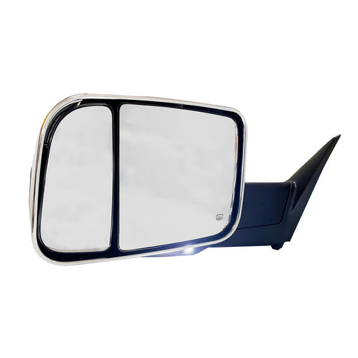 Ram 3500 Driver Side Door Mirror W/Towing Pkg W/O Side View Camera Pwr Folding Chrome Assembly - CH1320495
