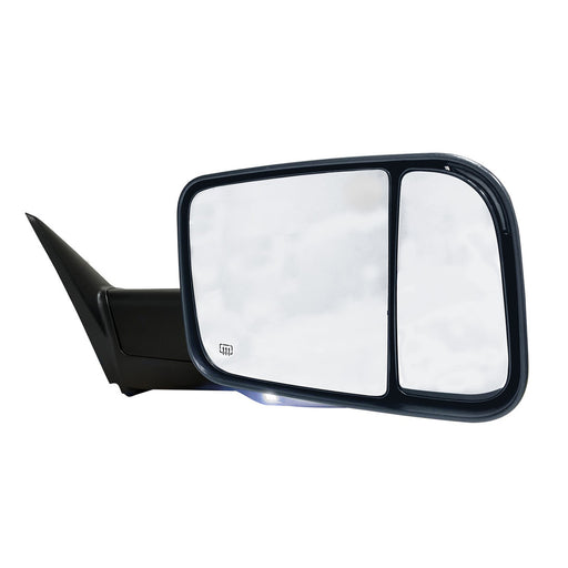 Ram 3500 Passenger Side Door Mirror W/Towing Pkg W/O Side View Camera Man Folding Textured Assembly - CH1321494