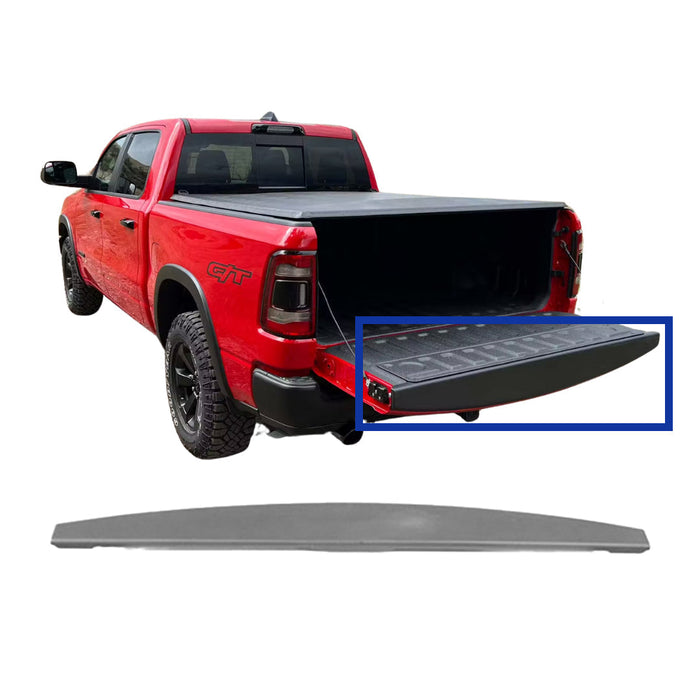 2019-2024 RAM 1500 Upper CAPA Certified Tailgate Molding - CH1909105-Partify-Painted-Replacement-Body-Parts