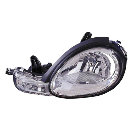 Dodge Neon/Plymouth Neon Headlight Set W/ Bezel Performance Styled W/Clear Park Lens All Diamond Design Performance Set - CH2505101