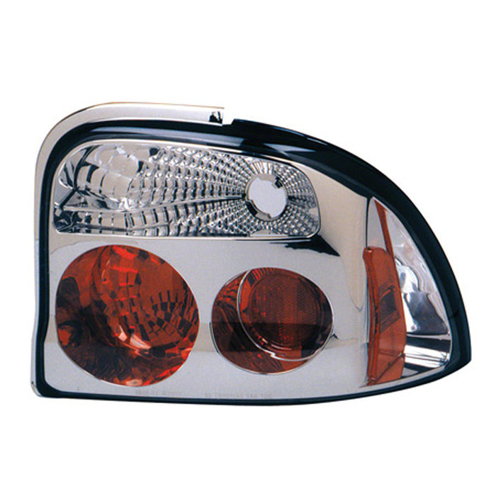 Dodge Neon/Plymouth Neon Tail Light Set Performance Styled W/Chrome Housing W/Clear Lens - CH2811105
