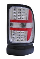 1994-2001 Dodge Ram 1500/2500/3500 Tail Light Set W/ Housing W/Clear Lens - CH2811113-Partify-Painted-Replacement-Body-Parts