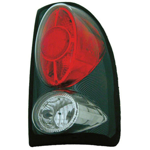 Dodge Dakota Tail Light Set W/Carbon Fiber Painted Bezel - CH2811123
