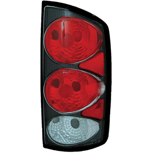 Dodge Ram 1500/2500/3500 Tail Light Set W/Clear Lens W/Carbon Fiber Painted Housing - CH2811129
