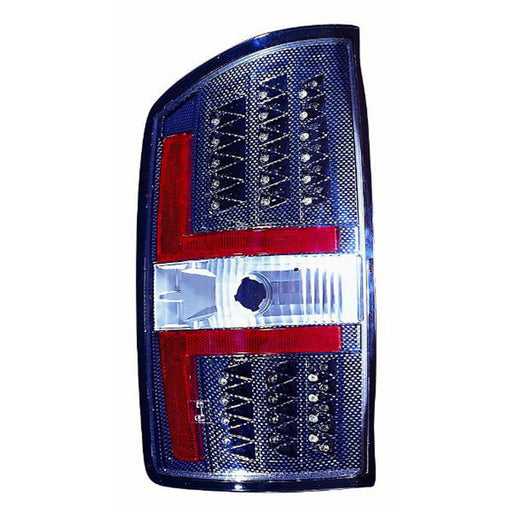 Dodge Ram 1500/2500/3500 Tail Light Set New Style Led W/Carbon Fiber Bezel W/Clear Lens - CH2811150