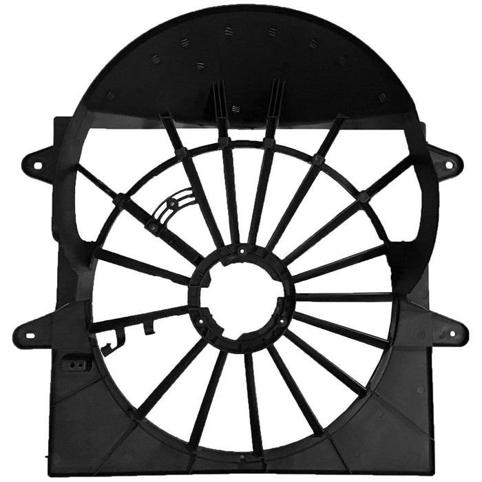 2007-2008 Jeep Commander/Grand Cherokee Engine Cooling Fan Shroud 3.7L V6/4.7L V8 - CH3110121-Partify-Painted-Replacement-Body-Parts