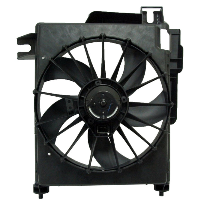 2002-2006 Dodge Ram 1500/2500/3500 A/C Condenser Fan Assembly Electric Fan Assemblye Late Design 3.7L V6/3.9L V6/4.7L V8/5.7L V8/5.9L L6/5.9L V8/8.3L V10 - CH3113103-Partify-Painted-Replacement-Body-Parts