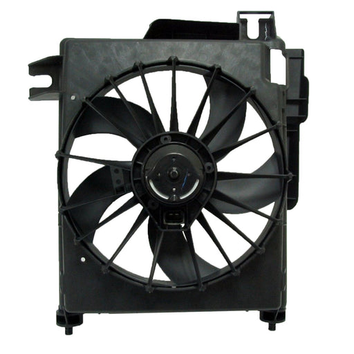 2002-2006 Dodge Ram 1500/2500/3500 A/C Condenser Fan Assembly Electric Fan Assemblye Late Design 3.7L V6/3.9L V6/4.7L V8/5.7L V8/5.9L L6/5.9L V8/8.3L V10 - CH3113103-Partify-Painted-Replacement-Body-Parts