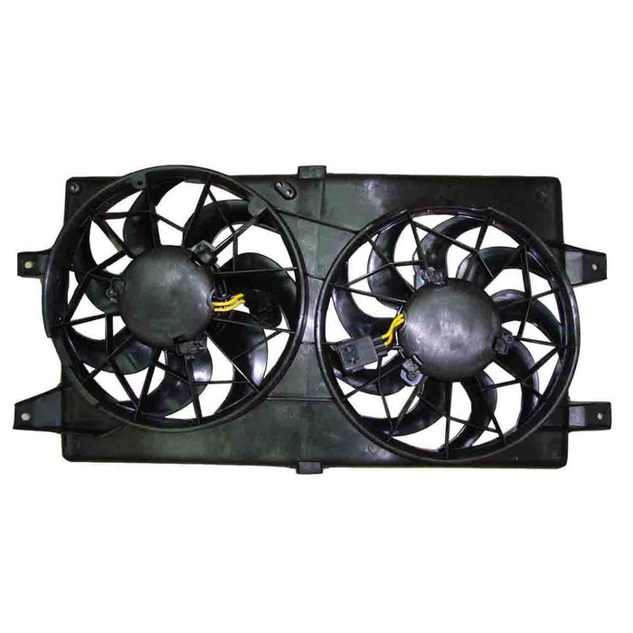 2001-2006 Chrysler Sebring/Dodge Stratus Engine Cooling Fan Assembly Dual Fan Assembly 4 Door Convertible/Sedan - CH3115122-Partify-Painted-Replacement-Body-Parts