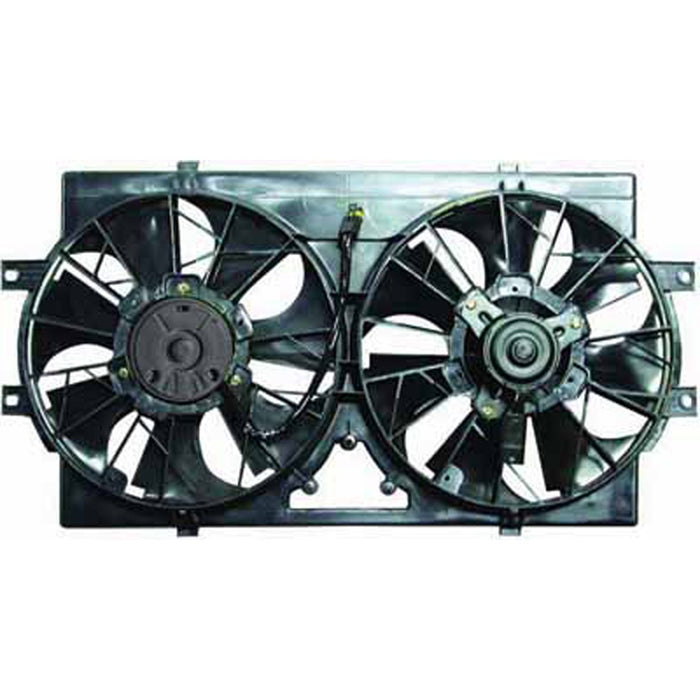 1995-1999 Chrysler Cirrus/Dodge Stratus Engine Cooling Fan Assembly Dual Fan Assembly W/Module Stamped 4662156 2.5L V6 - CH3115126-Partify-Painted-Replacement-Body-Parts