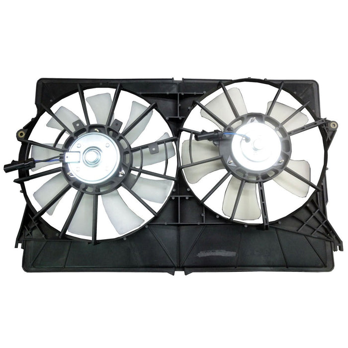 2004-2006 Chrysler Pacifica Engine Cooling Fan Assembly Motor/Blade/Shroud Dual Fan Assembly 3.5L V6 - CH3115134-Partify-Painted-Replacement-Body-Parts