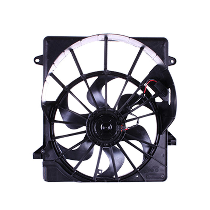 2008-2012 Jeep Liberty Engine Cooling Fan Assembly - CH3115159-Partify-Painted-Replacement-Body-Parts
