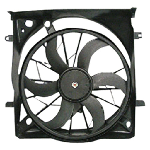2002-2007 Jeep Liberty Engine Cooling Fan Assembly Single Fan Assembly 3.7L V6 - CH3115162-Partify-Painted-Replacement-Body-Parts