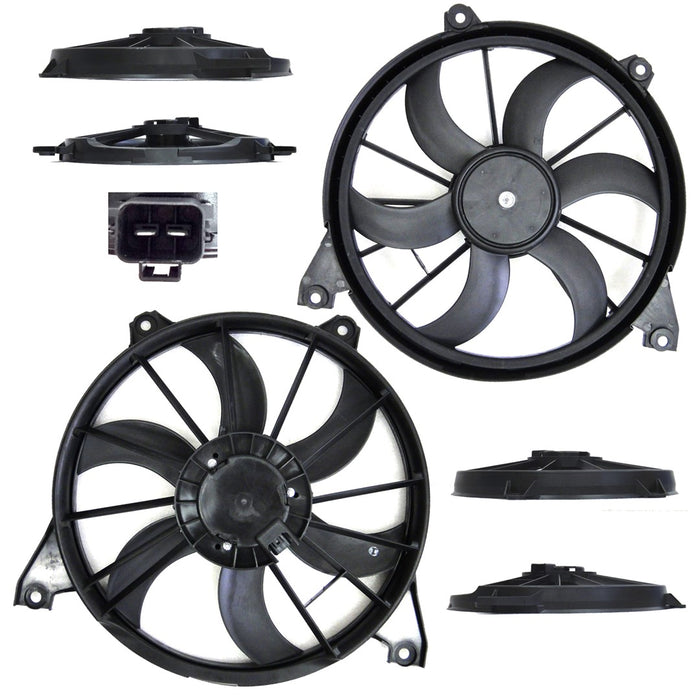 2009-2020 Dodge Journey Engine Cooling Fan Assembly 2 Zone Temp Ctrl 2.4L L4 - CH3115173-Partify-Painted-Replacement-Body-Parts