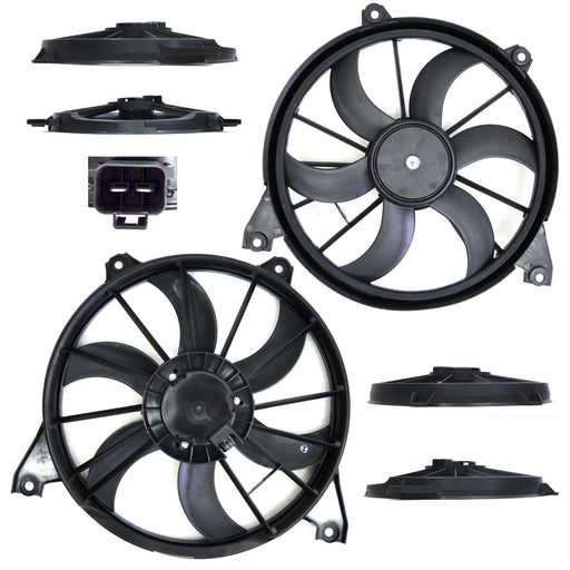 2009-2020 Dodge Journey Engine Cooling Fan Assembly 2 Zone Temp Ctrl 2.4L L4 - CH3115173-Partify-Painted-Replacement-Body-Parts