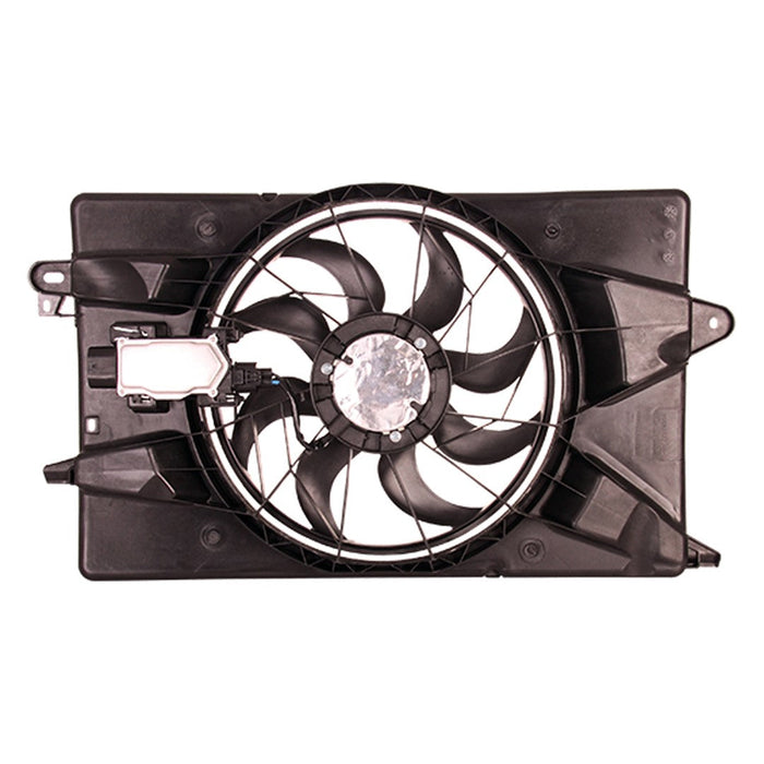 2013-2016 Dodge Dart Engine Cooling Fan Assembly - CH3115176-Partify-Painted-Replacement-Body-Parts