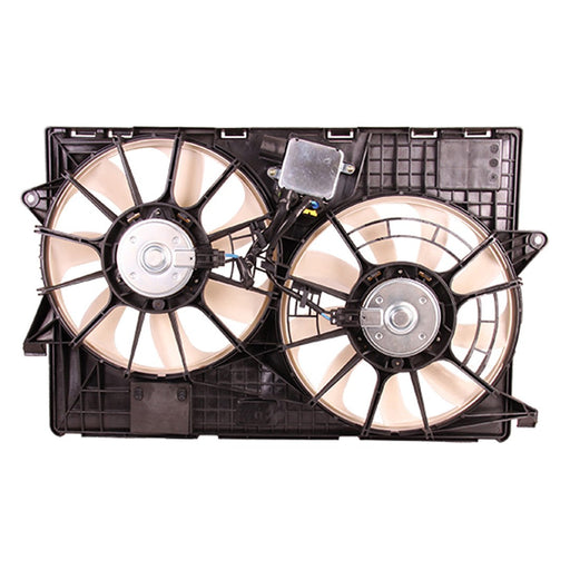 2014-2018 Jeep Cherokee Engine Cooling Fan Assembly Dual Fan Assembly Hvy Duty Cooling 2.4L L4/3.2L V6 - CH3115177-Partify-Painted-Replacement-Body-Parts