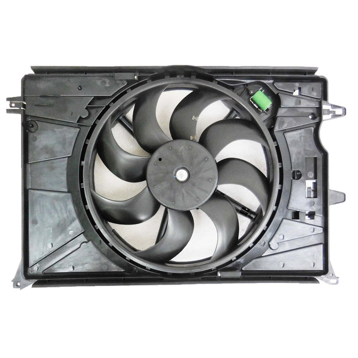 2015-2018 Jeep Renegade Engine Cooling Fan Assembly Type 1 W/O A/C 1.4L L4 Turbocharged - CH3115182-Partify-Painted-Replacement-Body-Parts
