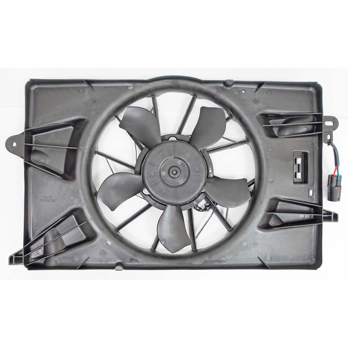 2019-2023 Jeep Cherokee Engine Cooling Fan Assembly Std Duty Cooling From 10-3-19 - CH3115206-Partify-Painted-Replacement-Body-Parts