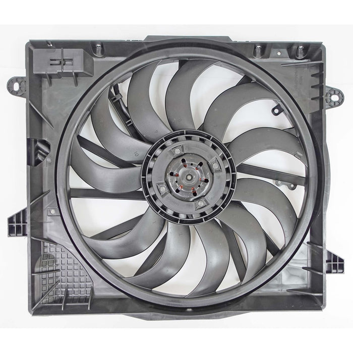 2020-2024 Jeep Gladiator/Wrangler Unlimited High Altitude 4xe/Unlimited Rubicon 4xe/Unlimited Sahara 4xe/Unlimited Willys 4xe Engine Cooling Fan Assembly - CH3115207-Partify-Painted-Replacement-Body-Parts