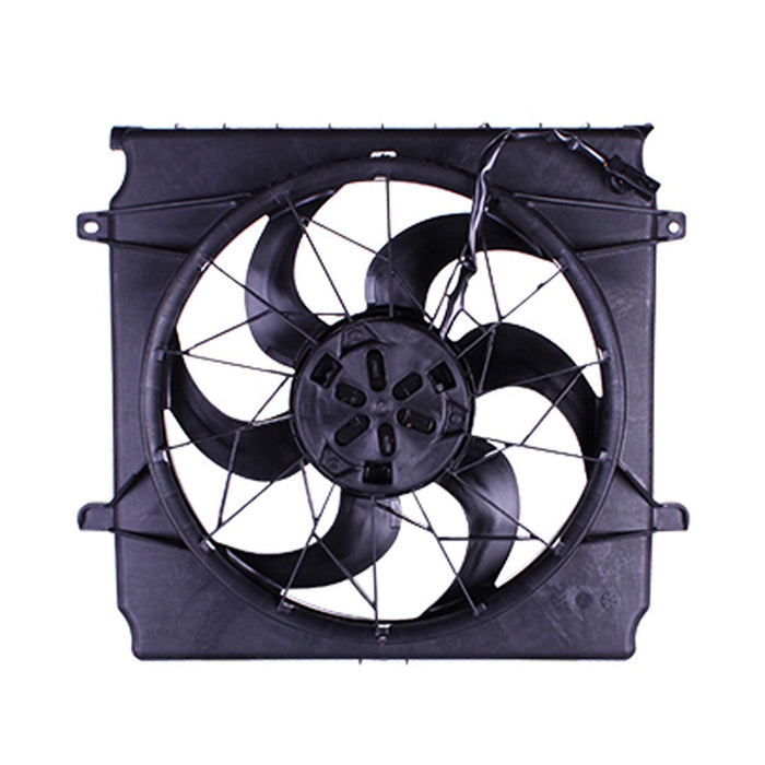 2006-2007 Jeep Liberty Engine Cooling Fan Assembly W/O Hvy Duty Cooling 3.7L V6 - CH3117104-Partify-Painted-Replacement-Body-Parts