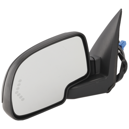 2000-2006 Cadillac Escalade/Escalade ESV/Chevrolet Avalanche 1500/Avalanche 2500/Silverado 1500/Suburban 1500/Suburban 2500/Tahoe/GMC Sierra 1500/Yukon/Yukon XL 1500 Passenger Side Door Mirror Heated Power Remote W/Auto Dim W/Signal Lamp W/Rpo Dl3 Assembly - GM1321294-Partify-Painted-Replacement-Body-Parts