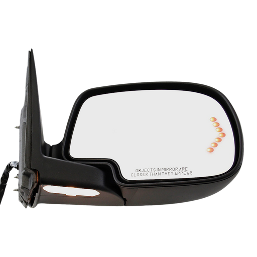 2000-2007 Cadillac Escalade/Chevrolet Avalanche 1500/Avalanche 2500/Silverado 1500/Silverado 1500 Classic/Suburban 1500/Suburban 2500/Tahoe/GMC Sierra 1500/Sierra 1500 Classic/Yukon/Yukon XL 1500 Passenger Side Door Mirror Heated W/Signal Lamps W/Memory W/P/Lamp Pwr-Fold Assembly - GM1321373-Partify-Painted-Replacement-Body-Parts