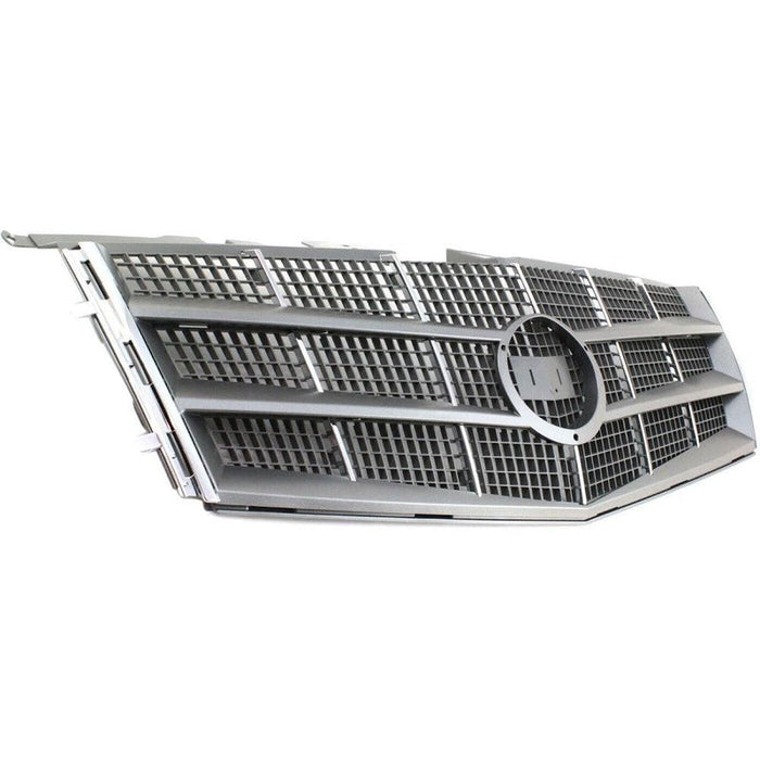 2008-2011 Cadillac CTS Grille Chrome/Silver Without Crest/Wreath - GM1200616-Partify-Painted-Replacement-Body-Parts