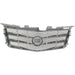 2008-2011 Cadillac CTS Grille Chrome/Silver Without Crest/Wreath - GM1200616-Partify-Painted-Replacement-Body-Parts