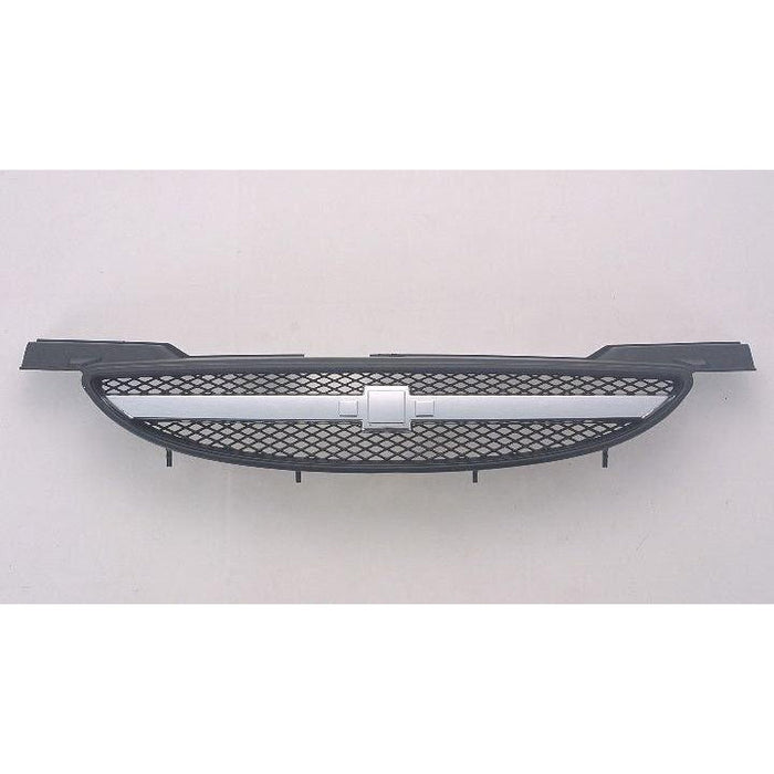 2004-2008 Chevrolet Aveo Hatchback Grille Chrome Black - GM1200559-Partify-Painted-Replacement-Body-Parts