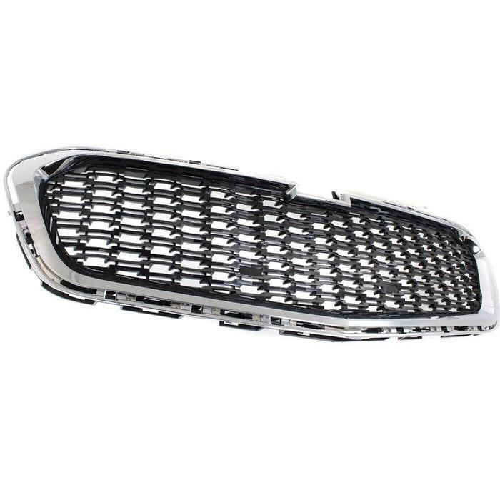 2014-2016 Chevrolet Malibu Grille Center Black With Chrome Moulding - GM1200675-Partify-Painted-Replacement-Body-Parts