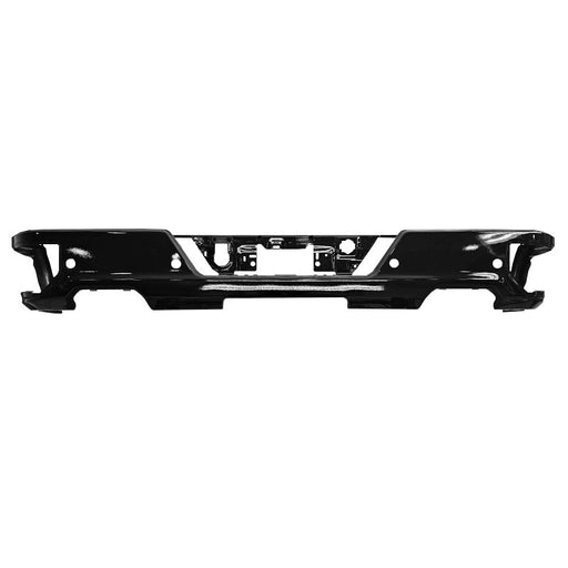 2019-2023 Chevrolet Silverado/GMC Sierra 1500 Dual Exhaust CAPA Certified Rear Bumper with Blind Spot Module - GM1102572C-Partify-Painted-Replacement-Body-Parts