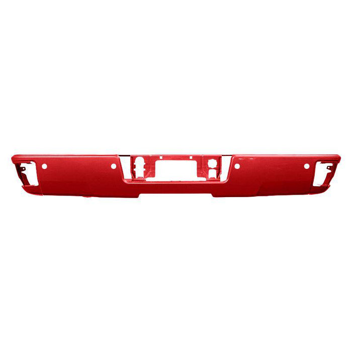 2014-2019 Chevrolet Silverado/GMC Sierra 1500/2500/3500 Rear Bumper With Sensor Holes - GM1102563-Partify-Painted-Replacement-Body-Parts