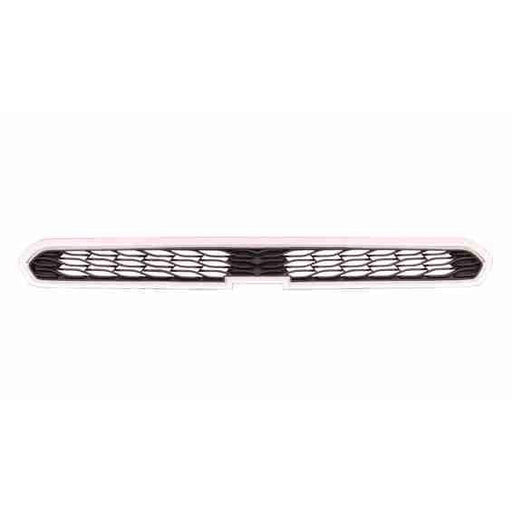 2013-2015 Chevrolet Spark Upper Grille Matte Black With Chrome Moulding Without Fog Hole Ls/Lt - GM1200657-Partify-Painted-Replacement-Body-Parts