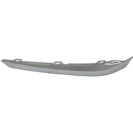 2022 Chevrolet Traverse Front Driver Side Outer Bumper Molding Below Head Light Bright Chrome - GM1046133-Partify-Painted-Replacement-Body-Parts
