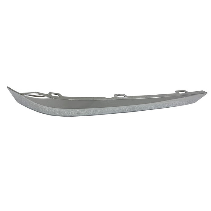 2022 Chevrolet Traverse Front Passenger Side Outer Bumper Molding Below Head Light Bright Chrome - GM1047133-Partify-Painted-Replacement-Body-Parts
