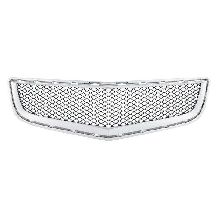 2009-2012 Chevrolet Traverse Lower Grille Matte Black With Chrome Moulding - GM1036120-Partify-Painted-Replacement-Body-Parts