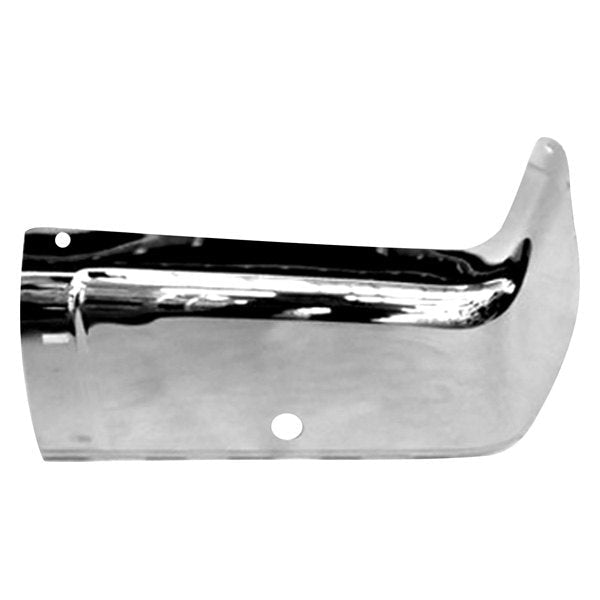 2007-2014 Chrome Chevrolet Silverado/GMC Sierra 1500/2500/3500/Base/Hybrid Driver Side CAPA Certified Rear Bumper End With Sensor Holes - GM1104147C-Partify-Painted-Replacement-Body-Parts