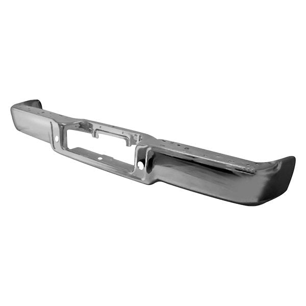 2004-2006 Chrome Ford F-150 Styleside Rear Bumper Without Sensor Holes - FO1102349-Partify-Painted-Replacement-Body-Parts