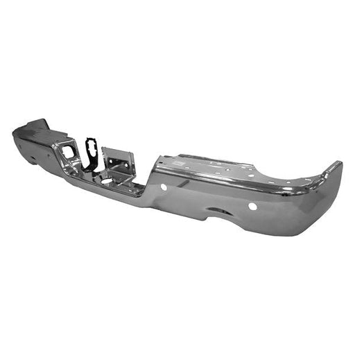 2009-2012 Chrome Ram 1500/1500 Classic Dual Exhaust Rear Bumper With Sensor Holes - CH1102365-Partify-Painted-Replacement-Body-Parts