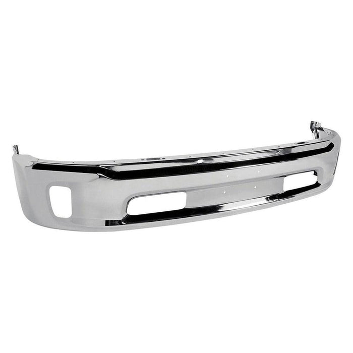 2013-2023 Chrome Ram 1500/1500 Classic Front Bumper Without Sensor Holes & With Fog Light Holes - CH1002396-Partify-Painted-Replacement-Body-Parts
