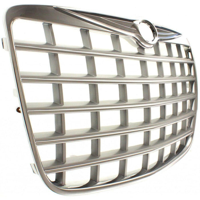 2005-2010 Chrysler 300 Grille Chrome Silver 5.7L/6.1L - CH1200276-Partify-Painted-Replacement-Body-Parts