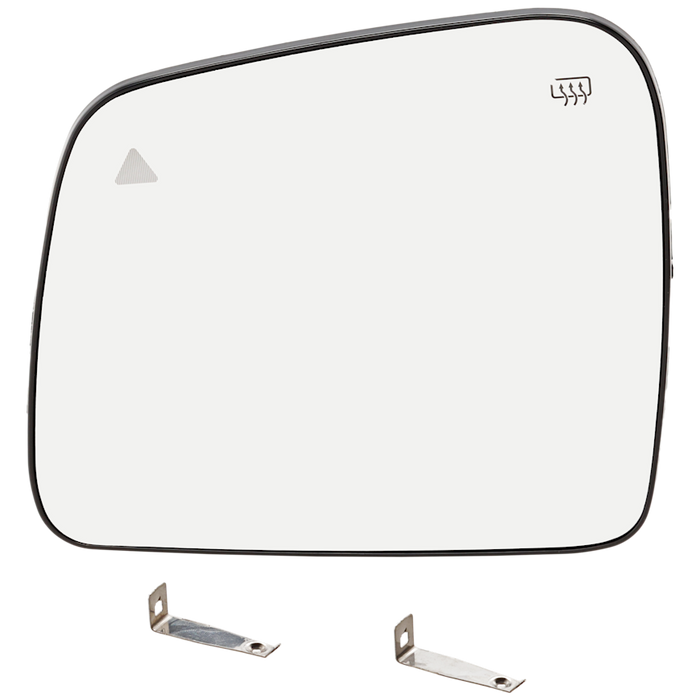 2011-2022 Jeep Grand Cherokee/Cherokee WK Driver Side Door Mirror Glass - CH1324177-Partify-Painted-Replacement-Body-Parts