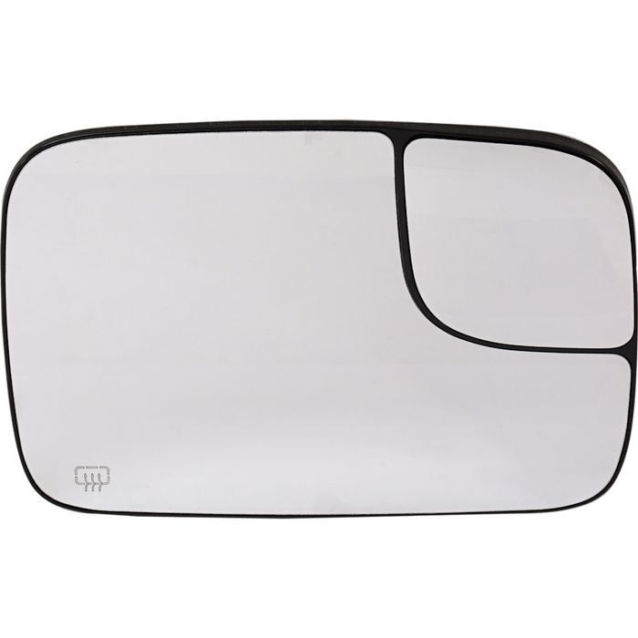 2005-2006 Dodge Ram 1500/2500/3500 Passenger Side Door Mirror Glass Power Heated Flat W/Spot Mirror W/Towing Pkg - CH1325121-Partify-Painted-Replacement-Body-Parts