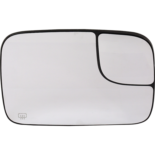 2005-2006 Dodge Ram 1500/2500/3500 Passenger Side Door Mirror Glass Power Heated Flat W/Spot Mirror W/Towing Pkg - CH1325121-Partify-Painted-Replacement-Body-Parts