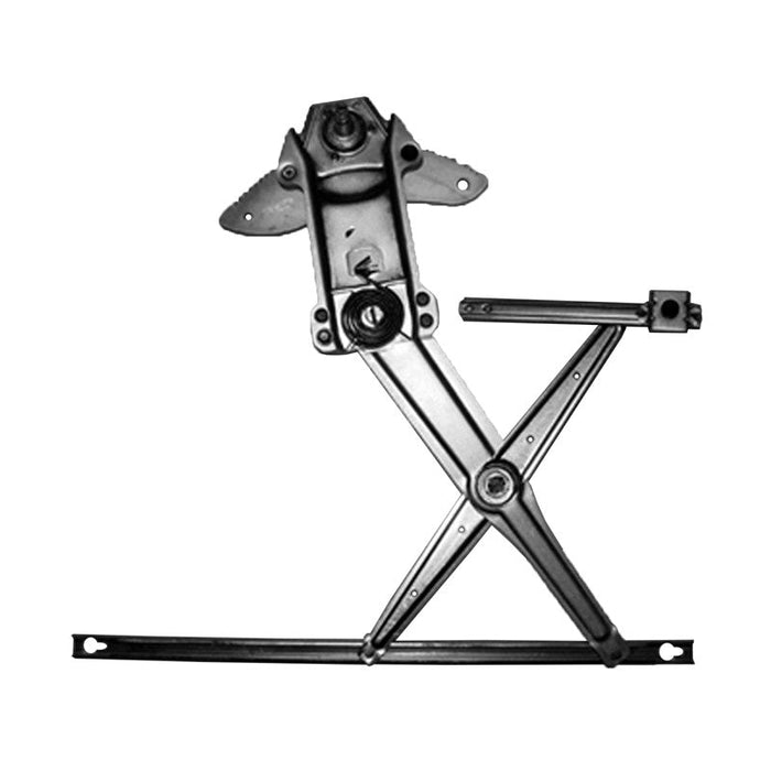 1997-2004 Dodge Dakota Passenger Side Front Manual Window Regulator Excludes Quad Cab Standard Cab And Club Cab X Bar Type - CH1351101-Partify-Painted-Replacement-Body-Parts