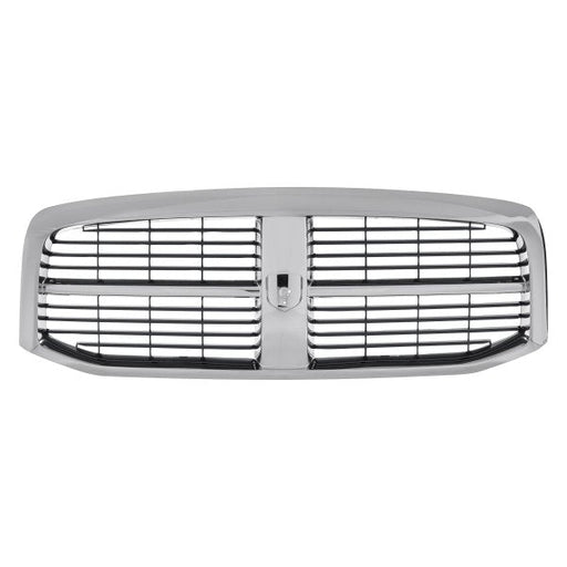 2006-2009 Dodge Pickup Dodge RAM Mega Cab Grille Chrome Black - CH1200282-Partify-Painted-Replacement-Body-Parts