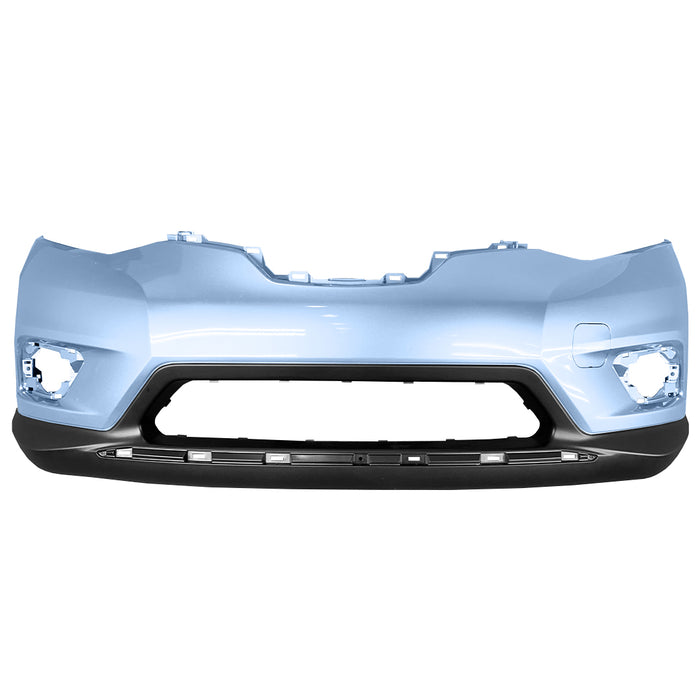 2008-2015 Nissan Rogue Rear Bumper - NI1100260-Partify-Painted-Replacement-Body-Parts
